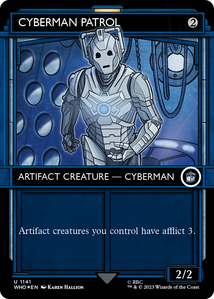 Cyberman Patrol (Showcase) (Surge Foil) [Doctor Who] | Deep Dive Games St. Marys