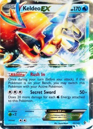 Keldeo EX (49/149) (Jumbo Card) [Black & White: Boundaries Crossed] | Deep Dive Games St. Marys