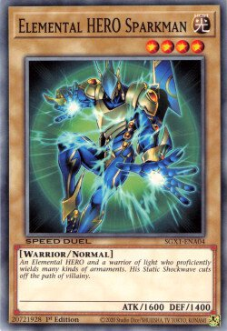 Elemental HERO Sparkman [SGX1-ENA04] Common | Deep Dive Games St. Marys