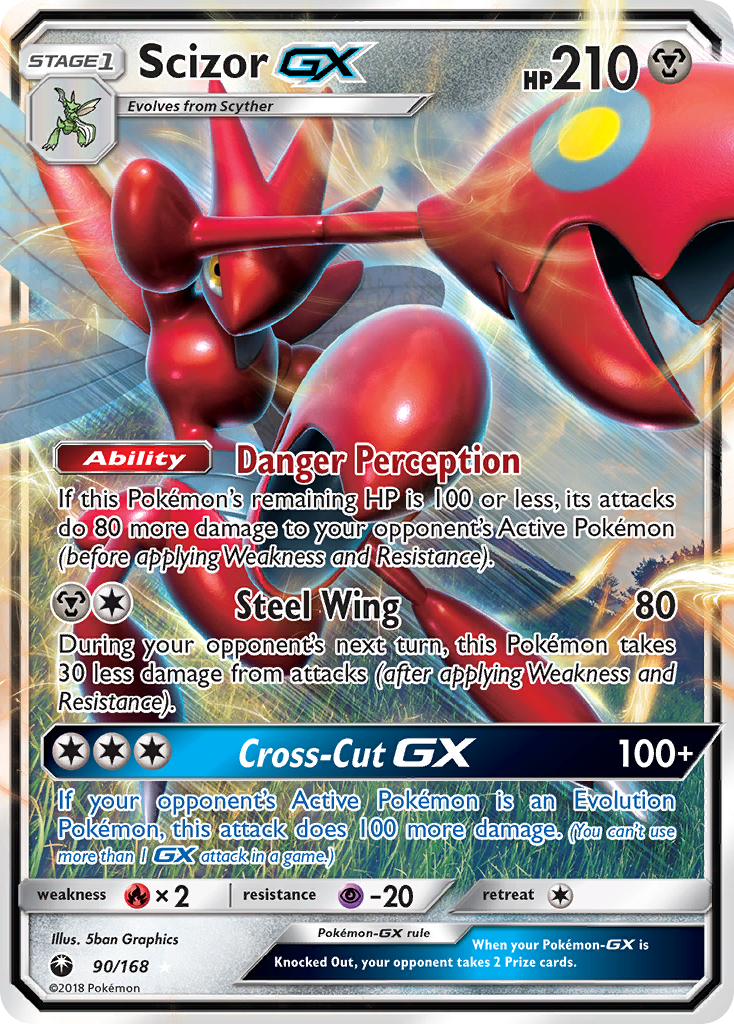 Scizor GX (90/168) [Sun & Moon: Celestial Storm] | Deep Dive Games St. Marys