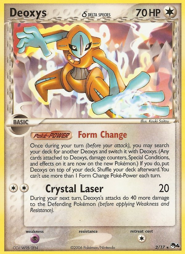 Deoxys (2/17) (Delta Species) [POP Series 4] | Deep Dive Games St. Marys