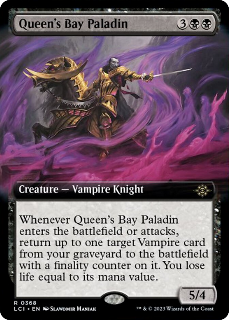 Queen's Bay Paladin (Extended Art) [The Lost Caverns of Ixalan] | Deep Dive Games St. Marys