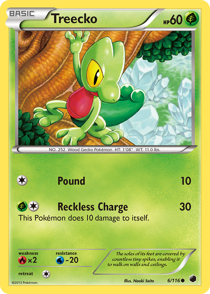 Treecko (6/116) [Black & White: Plasma Freeze] | Deep Dive Games St. Marys