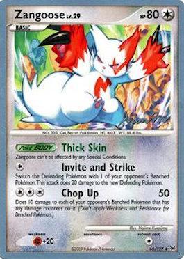 Zangoose LV.29 (66/127) (Queengar - Jason Martinez) [World Championships 2009] | Deep Dive Games St. Marys