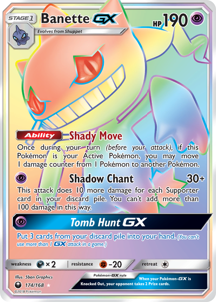 Banette GX (174/168) [Sun & Moon: Celestial Storm] | Deep Dive Games St. Marys