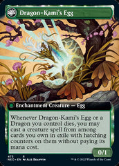 The Dragon-Kami Reborn // Dragon-Kami's Egg (Extended Art) [Kamigawa: Neon Dynasty] | Deep Dive Games St. Marys