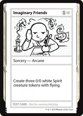 Imaginary Friends (2021 Edition) [Mystery Booster Playtest Cards] | Deep Dive Games St. Marys