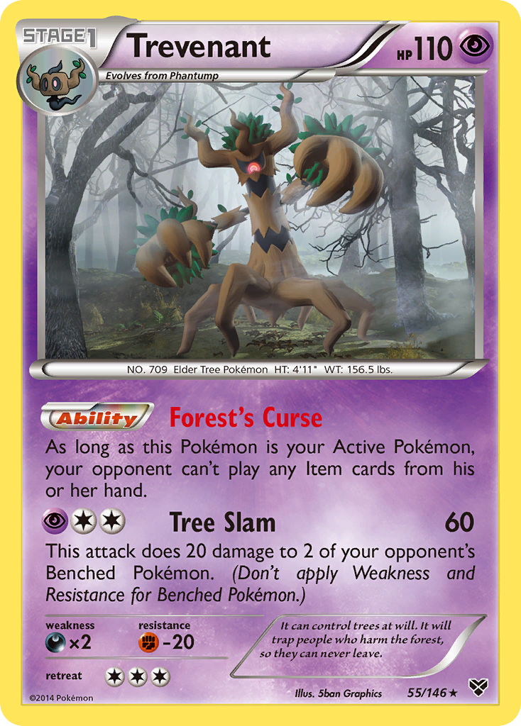 Trevenant (55/146) [XY: Base Set] | Deep Dive Games St. Marys