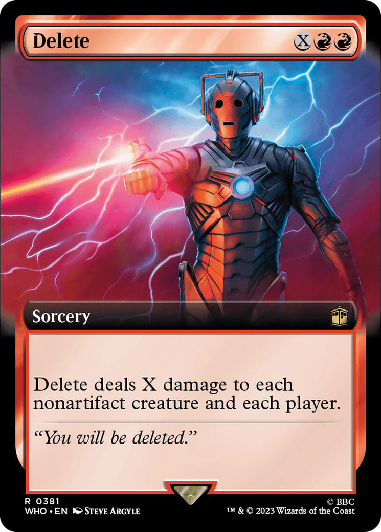 Delete (Extended Art) [Doctor Who] | Deep Dive Games St. Marys