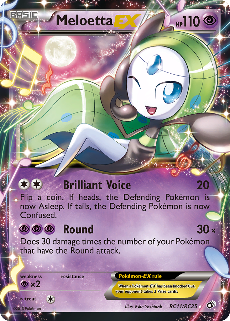 Meloetta EX (RC11/RC25) [Black & White: Legendary Treasures] | Deep Dive Games St. Marys