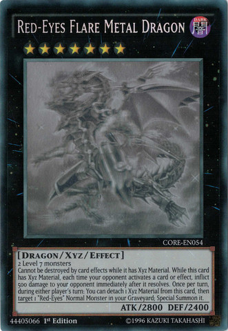 Red-Eyes Flare Metal Dragon [CORE-EN054] Ghost Rare | Deep Dive Games St. Marys