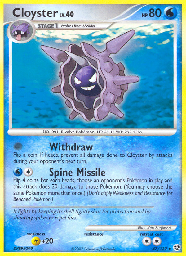 Cloyster (47/132) [Diamond & Pearl: Secret Wonders] | Deep Dive Games St. Marys