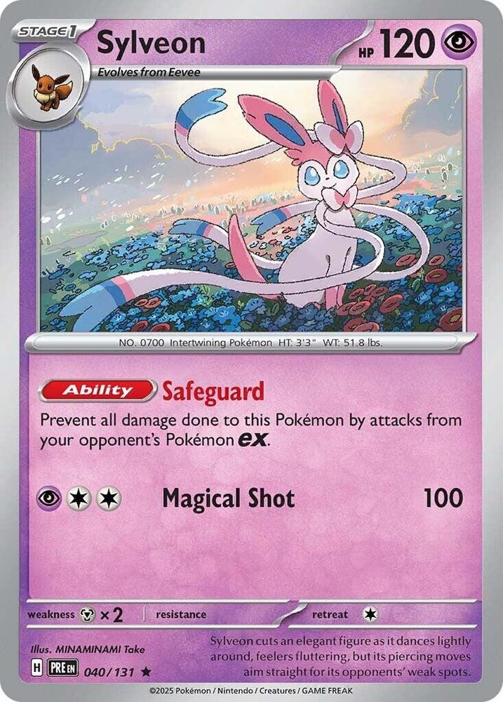 Sylveon (040/131) [Scarlet & Violet: Prismatic Evolutions] | Deep Dive Games St. Marys