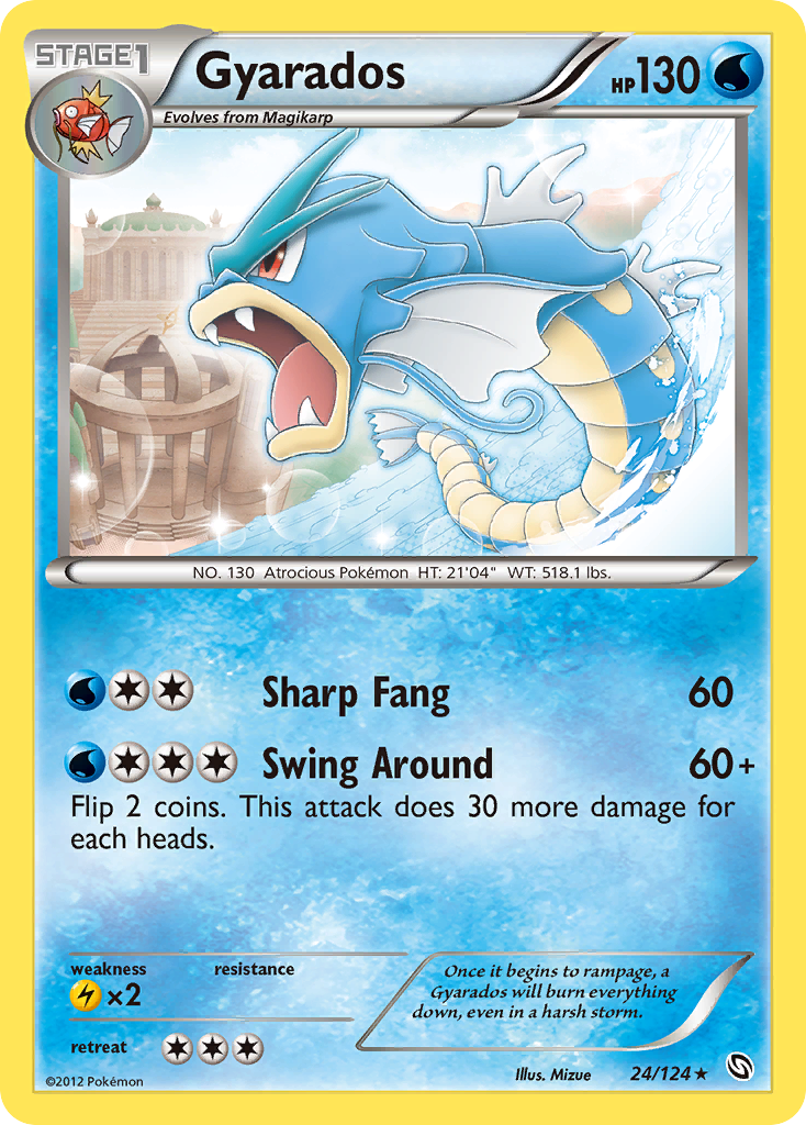 Gyarados (24/124) [Black & White: Dragons Exalted] | Deep Dive Games St. Marys