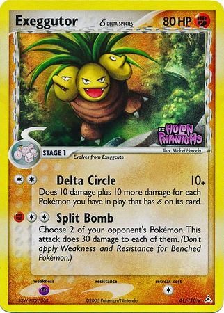 Exeggutor (41/110) (Delta Species) (Stamped) [EX: Holon Phantoms] | Deep Dive Games St. Marys