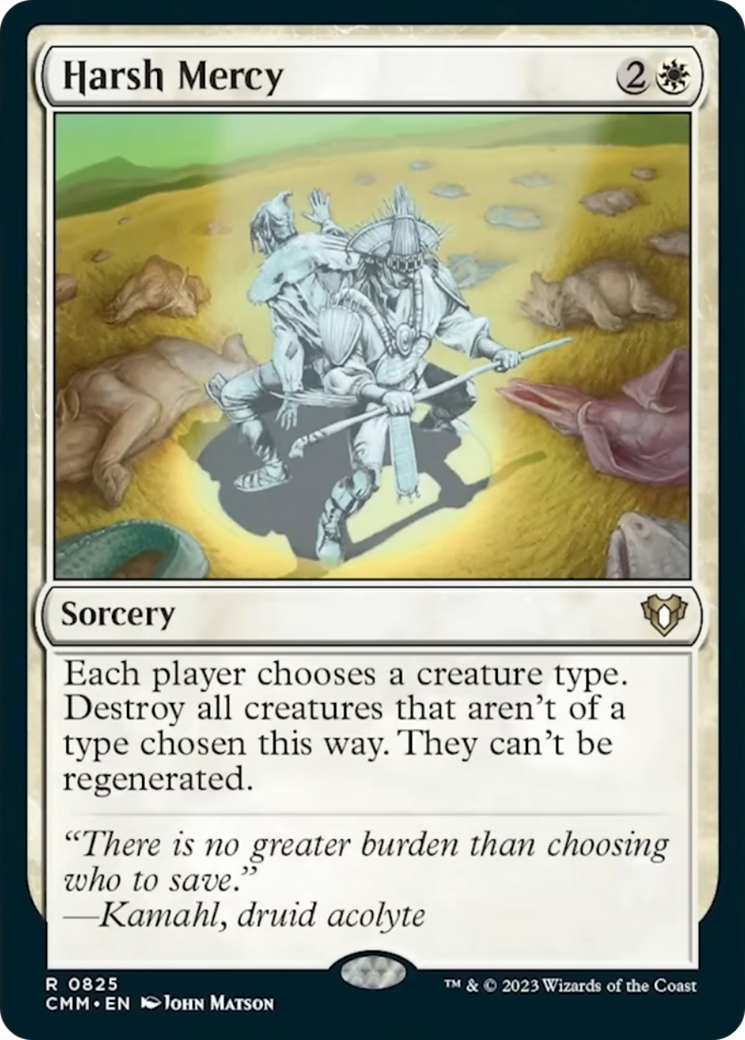 Harsh Mercy [Commander Masters] | Deep Dive Games St. Marys