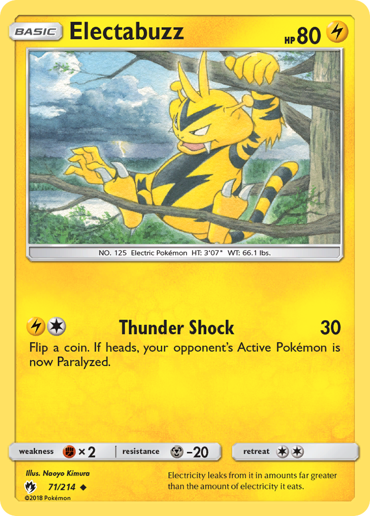Electabuzz (71/214) [Sun & Moon: Lost Thunder] | Deep Dive Games St. Marys