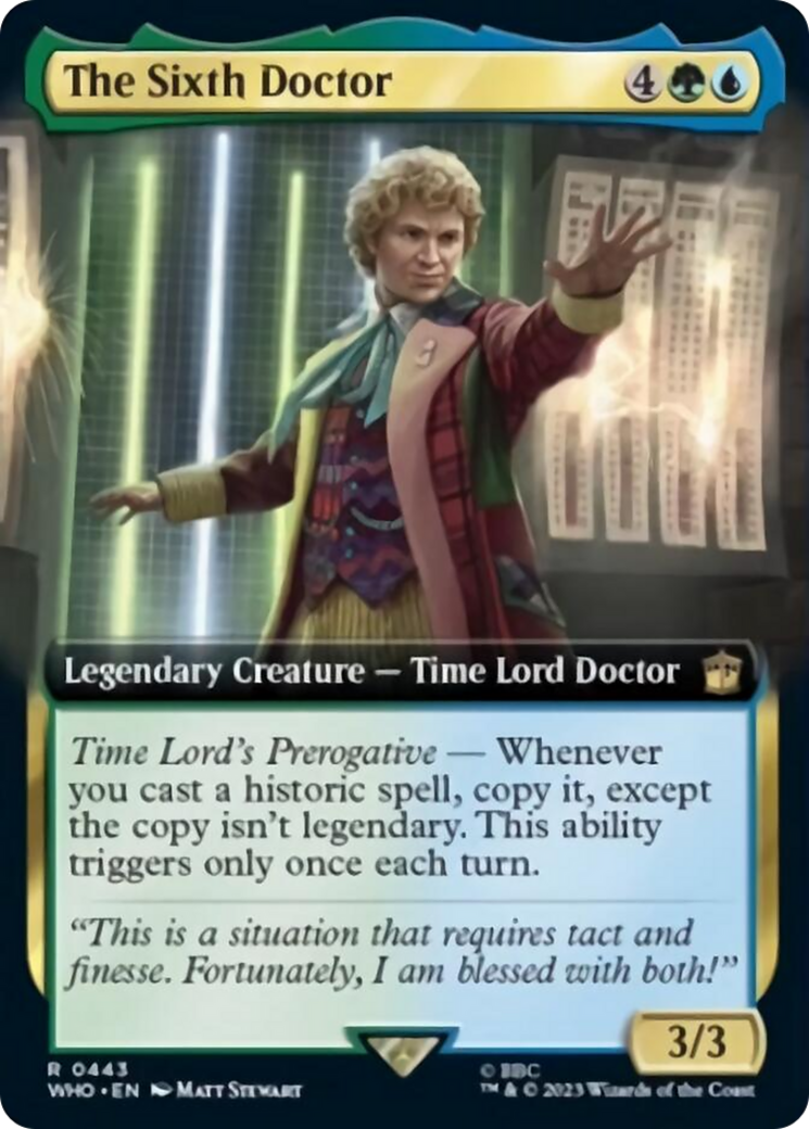 The Sixth Doctor (Extended Art) [Doctor Who] | Deep Dive Games St. Marys