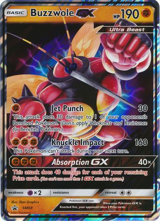 Buzzwole GX (SM69) (Jumbo Card) [Sun & Moon: Black Star Promos] | Deep Dive Games St. Marys