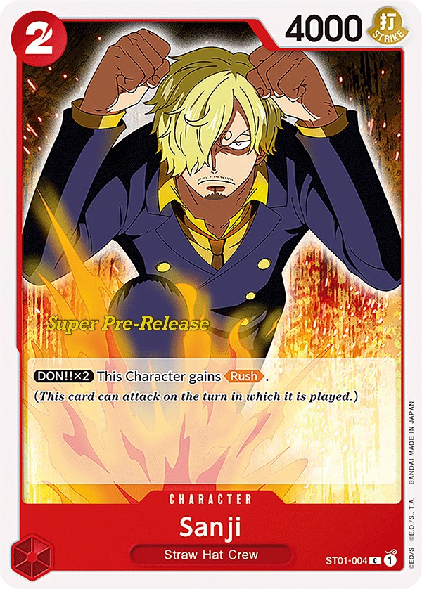 Sanji [Super Pre-Release Starter Deck: Straw Hat Crew] | Deep Dive Games St. Marys