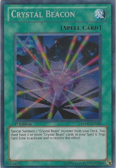 Crystal Beacon [RYMP-EN048] Secret Rare | Deep Dive Games St. Marys