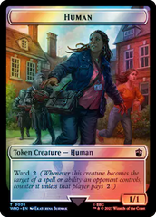 Human (0038) // Food (0058) Double-Sided Token (Surge Foil) [Doctor Who Tokens] | Deep Dive Games St. Marys
