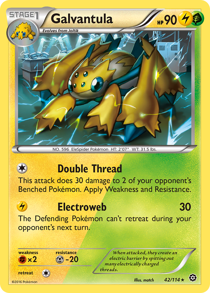 Galvantula (42/114) [XY: Steam Siege] | Deep Dive Games St. Marys