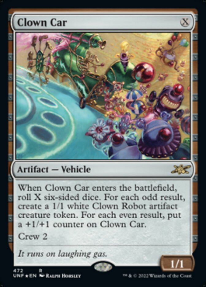 Clown Car (Galaxy Foil) [Unfinity] | Deep Dive Games St. Marys