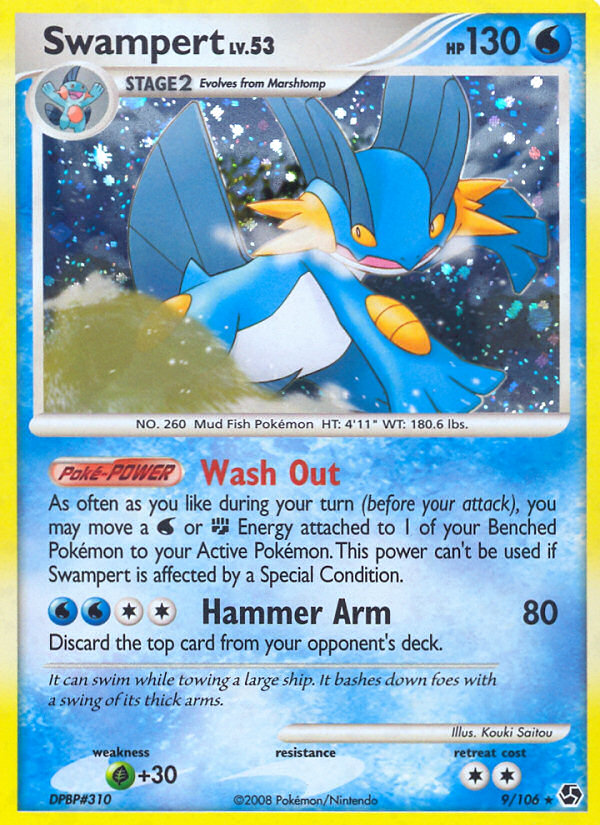 Swampert (9/106) [Diamond & Pearl: Great Encounters] | Deep Dive Games St. Marys