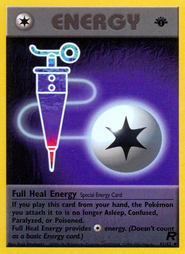 Full Heal Energy (81/82) [Team Rocket 1st Edition] | Deep Dive Games St. Marys