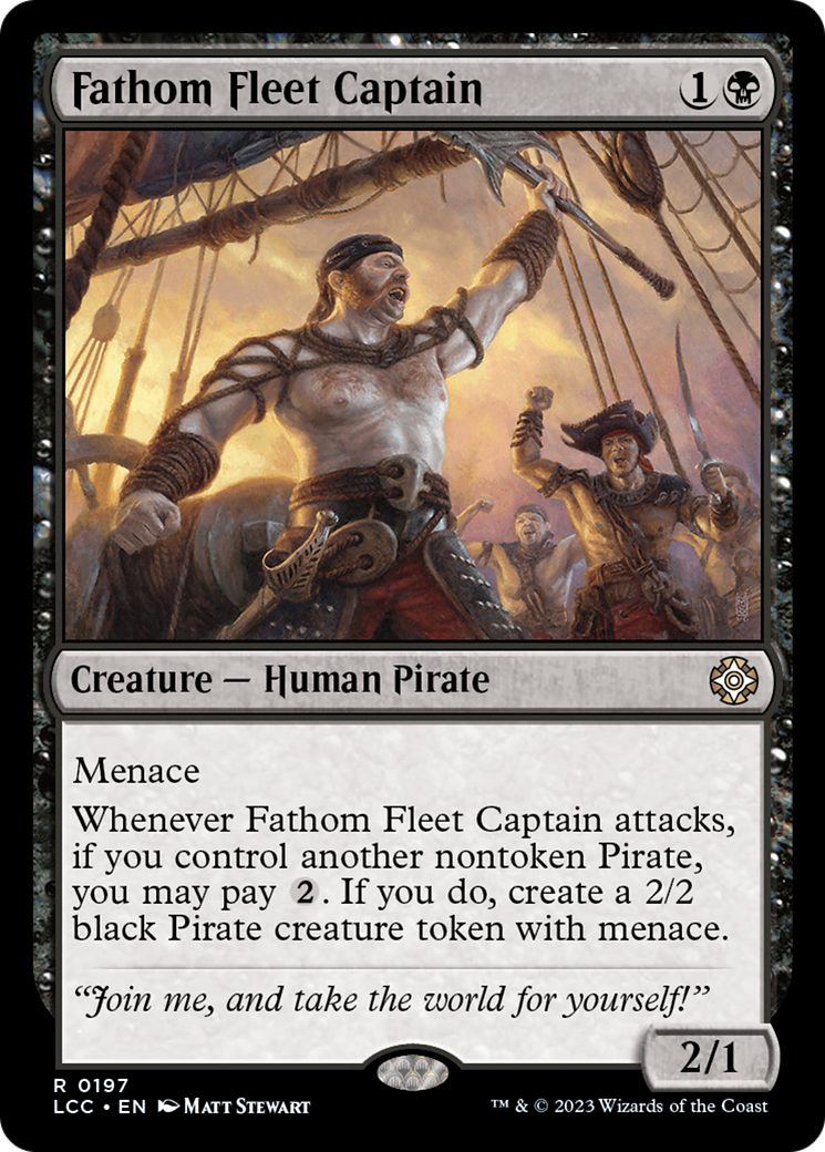 Fathom Fleet Captain [The Lost Caverns of Ixalan Commander] | Deep Dive Games St. Marys