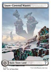 Snow-Covered Wastes (White Border) [Mystery Booster 2] | Deep Dive Games St. Marys