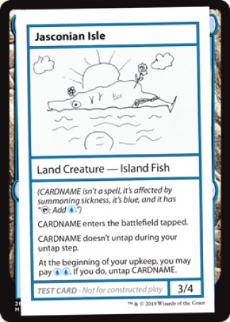 Jasconian Isle (2021 Edition) [Mystery Booster Playtest Cards] | Deep Dive Games St. Marys