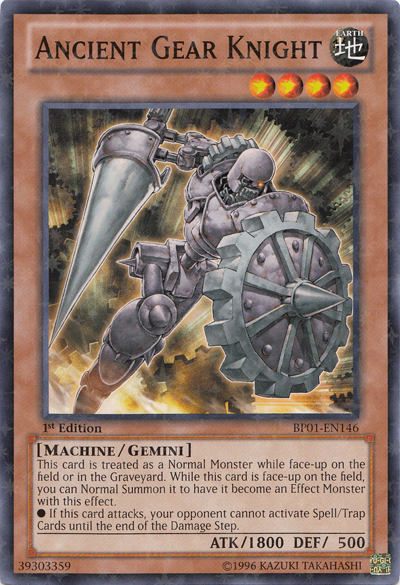 Ancient Gear Knight [BP01-EN146] Starfoil Rare | Deep Dive Games St. Marys