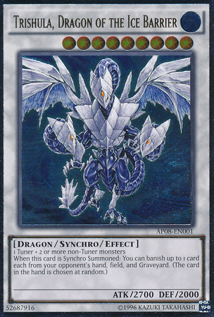 Trishula, Dragon of the Ice Barrier [AP08-EN001] Ultimate Rare | Deep Dive Games St. Marys