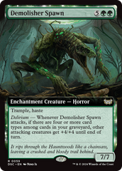 Demolisher Spawn (Extended Art) [Duskmourn: House of Horror Commander] | Deep Dive Games St. Marys