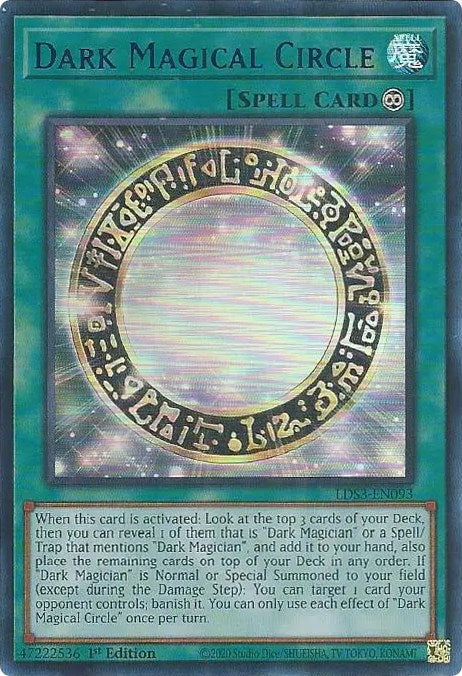 Dark Magical Circle (Blue) [LDS3-EN093] Ultra Rare | Deep Dive Games St. Marys