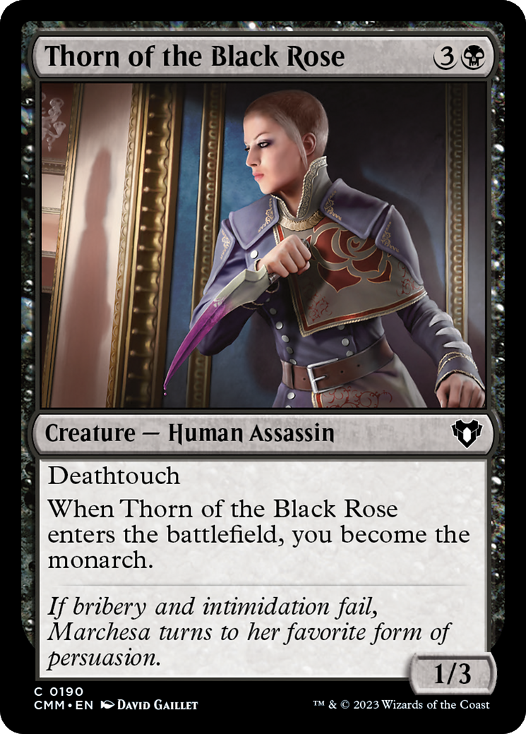 Thorn of the Black Rose [Commander Masters] | Deep Dive Games St. Marys