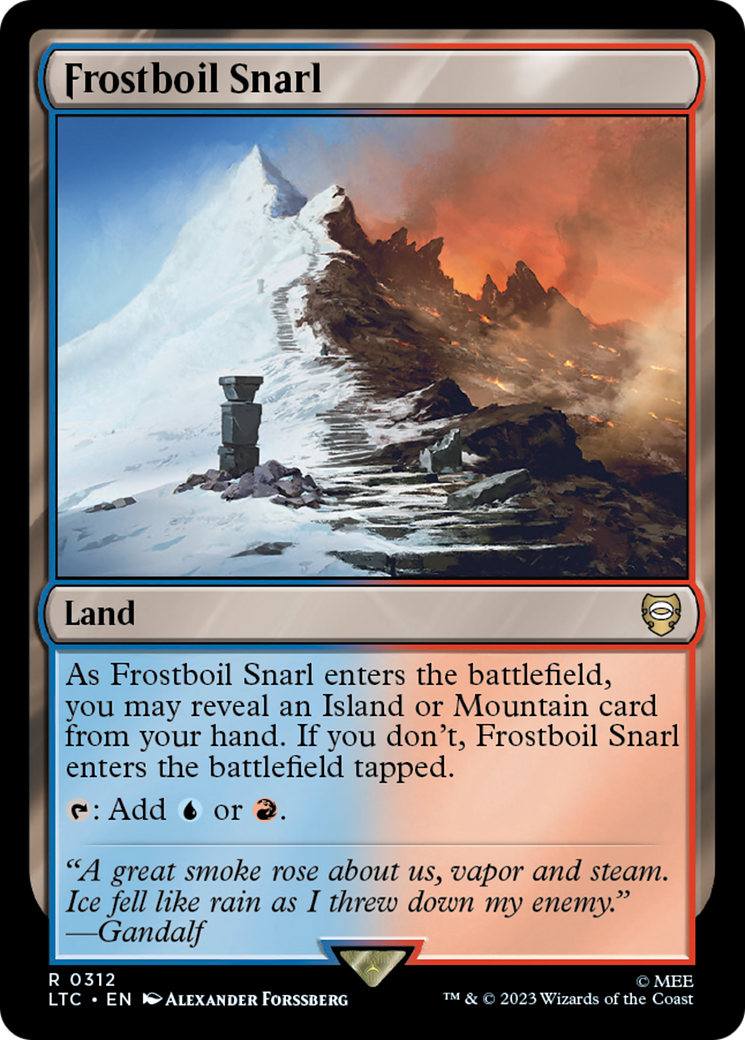 Frostboil Snarl [The Lord of the Rings: Tales of Middle-Earth Commander] | Deep Dive Games St. Marys