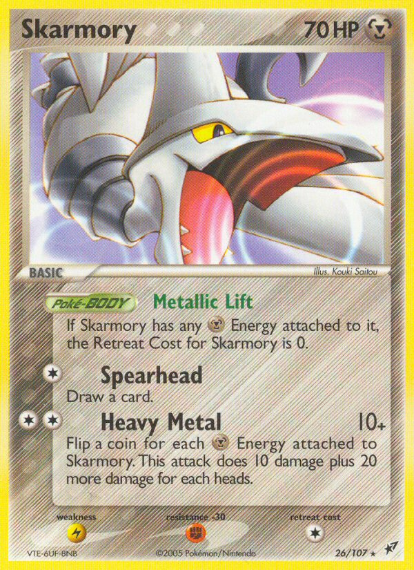 Skarmory (26/107) [EX: Deoxys] | Deep Dive Games St. Marys