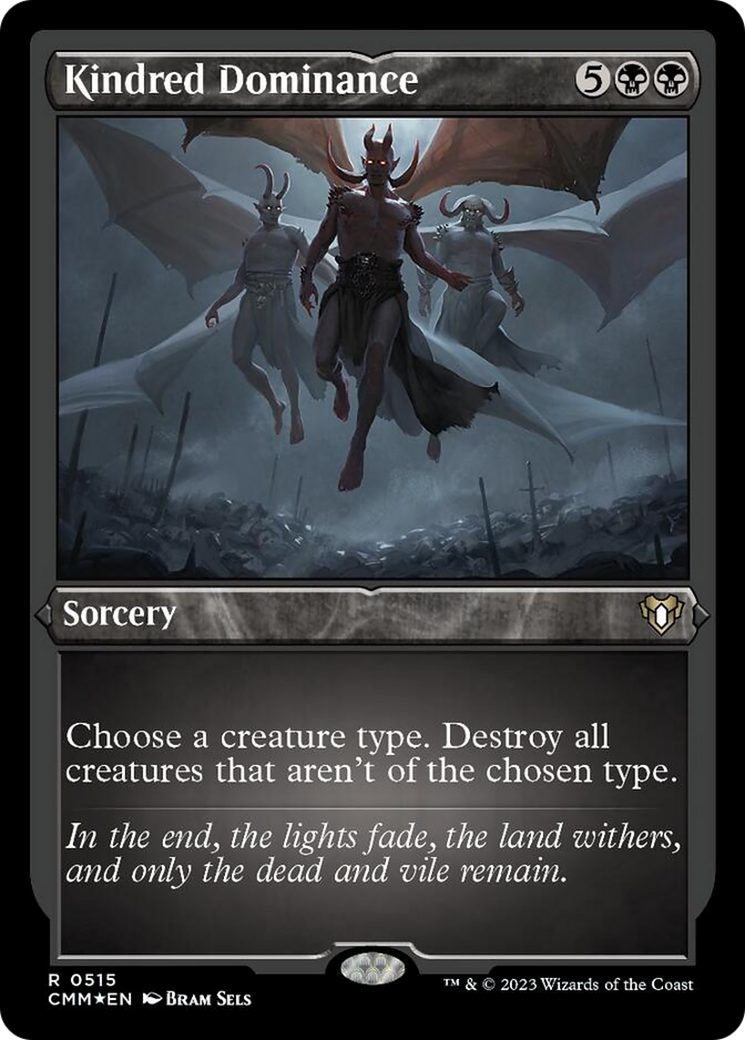 Kindred Dominance (Foil Etched) [Commander Masters] | Deep Dive Games St. Marys