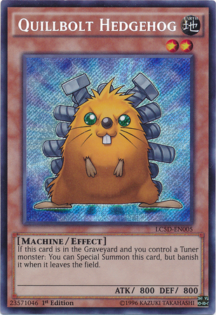 Quillbolt Hedgehog [LC5D-EN005] Secret Rare | Deep Dive Games St. Marys