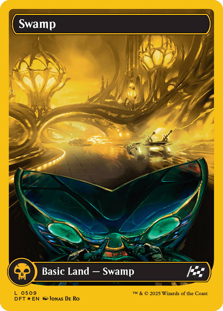 Swamp (0509) (First-Place Foil) [Aetherdrift] | Deep Dive Games St. Marys