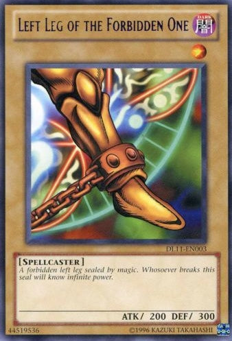 Left Leg of the Forbidden One (Purple) [DL11-EN003] Rare | Deep Dive Games St. Marys