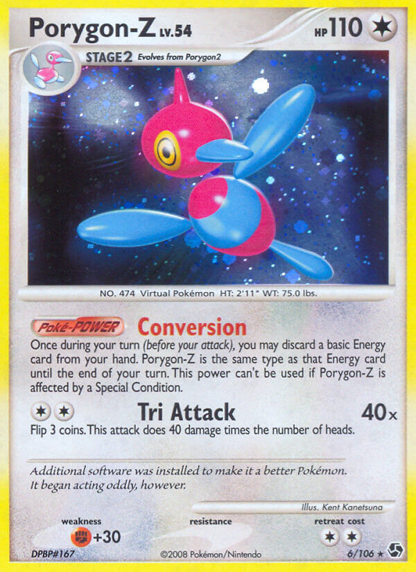 Porygon Z (6/106) (Theme Deck Exclusive) [Diamond & Pearl: Great Encounters] | Deep Dive Games St. Marys