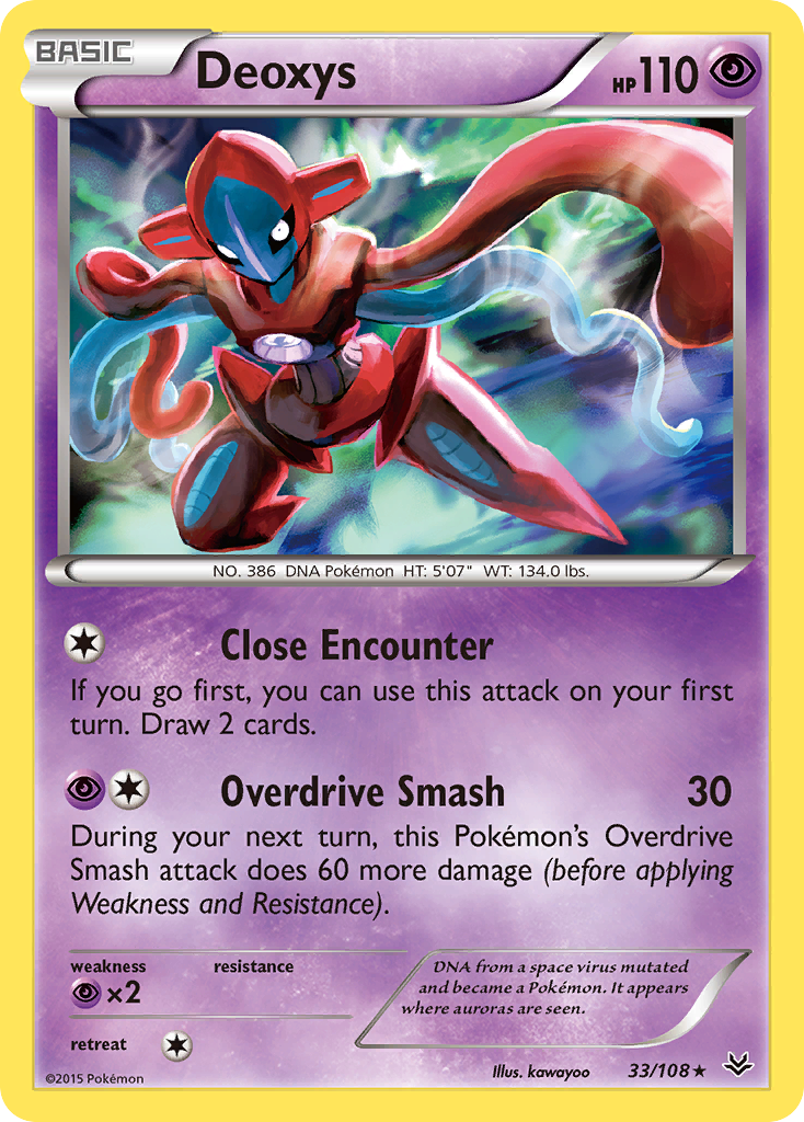 Deoxys (33/108) [XY: Roaring Skies] | Deep Dive Games St. Marys