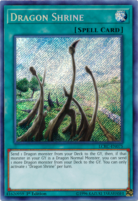 Dragon Shrine [LCKC-EN075] Secret Rare | Deep Dive Games St. Marys