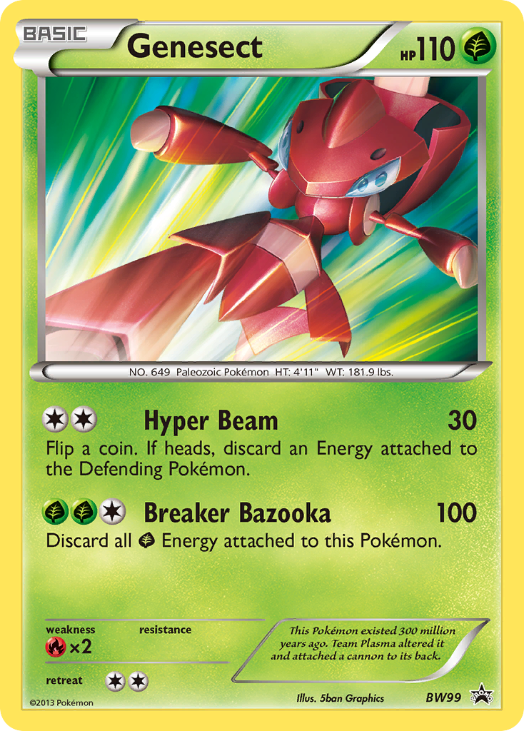 Genesect (BW99) [Black & White: Black Star Promos] | Deep Dive Games St. Marys