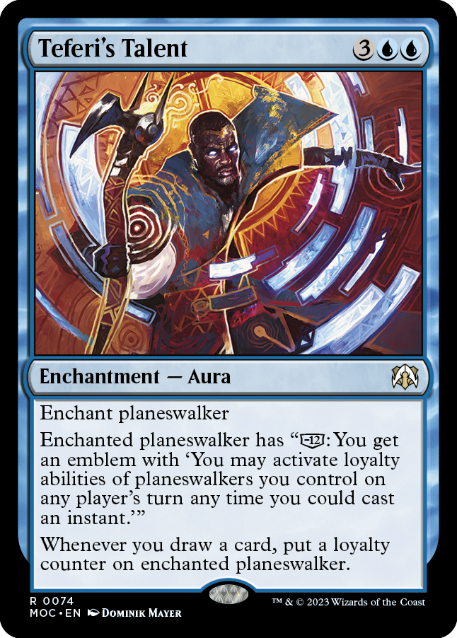 Teferi's Talent [March of the Machine Commander] | Deep Dive Games St. Marys