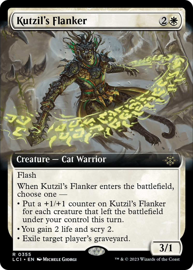 Kutzil's Flanker (Extended Art) [The Lost Caverns of Ixalan] | Deep Dive Games St. Marys